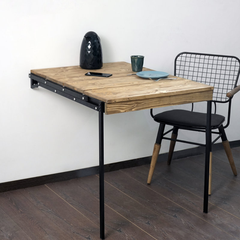 Folding Table Solid Wood, Walnut