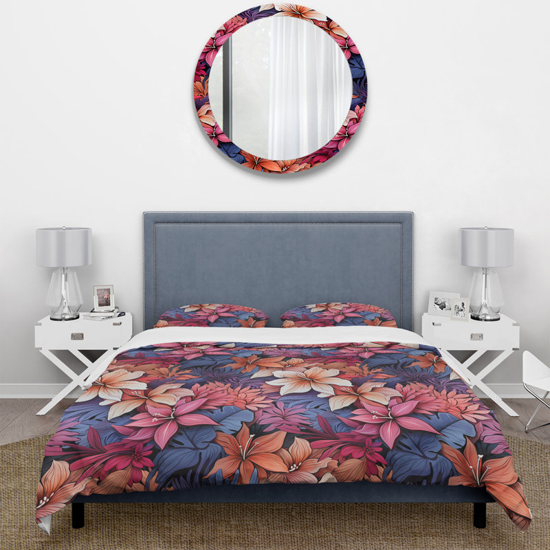 Literie Coral Mirage Ii, Housse de couette simple + 1 taie décorative stan