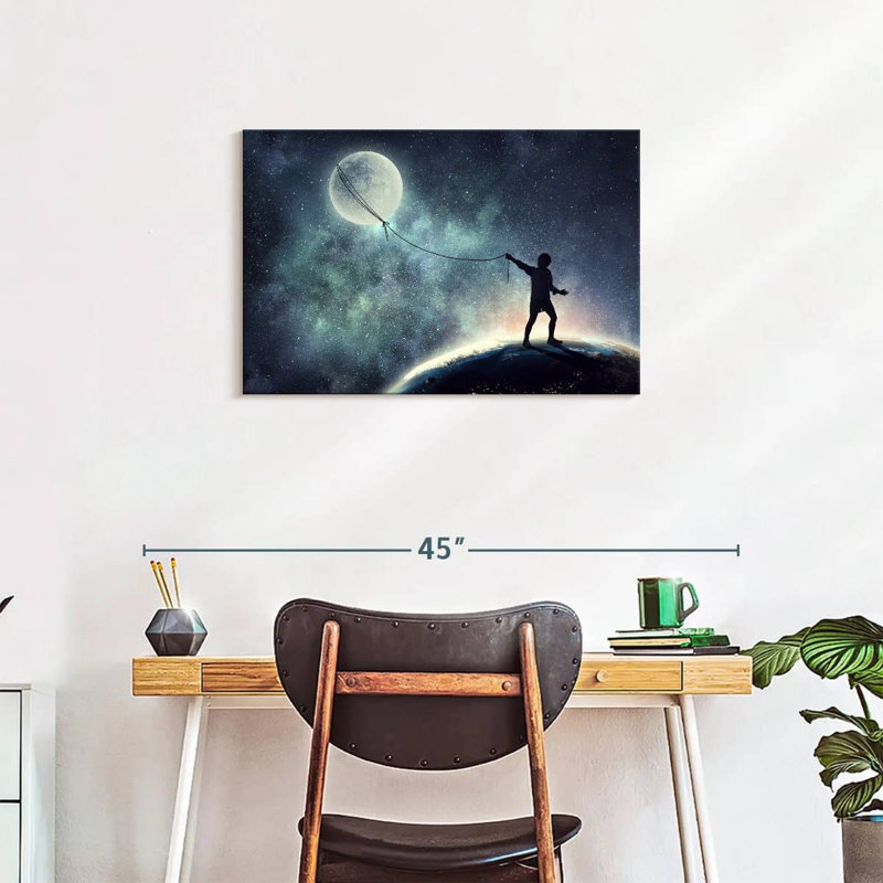 Oberle Catch The Moon, 20" H x 30" W