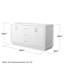Base de meuble-lavabo simple 59,25 po Icon seulement-73102601