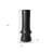 17" Black Abstract Cylinder Ceramic Table Vase-259057233