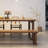 Burlywood Rectangular Solid Wood Dining Table-34462301