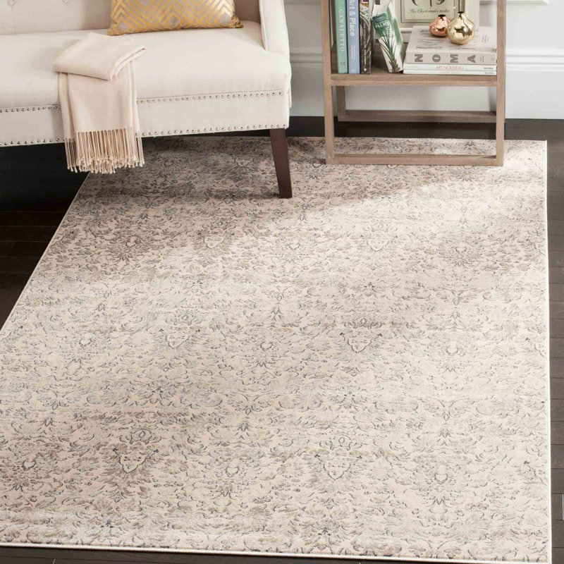 Brigid Performance Floral Rug, Rectangle 4' x 5'7"
