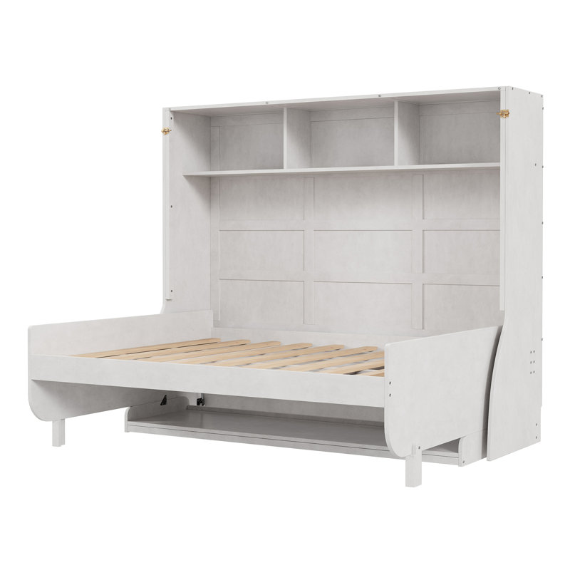 Demott Murphy Bed with Multi-Functional Desk & Storage