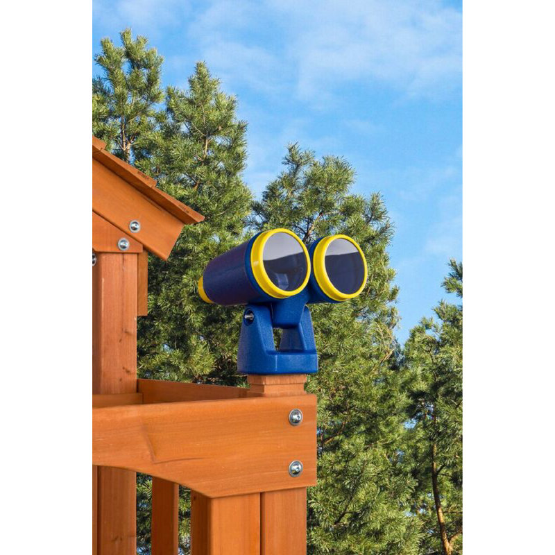 Plastic Playset Binoculars, Blue