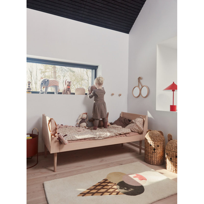 Cherry Novelty Rattan Wall Mirror