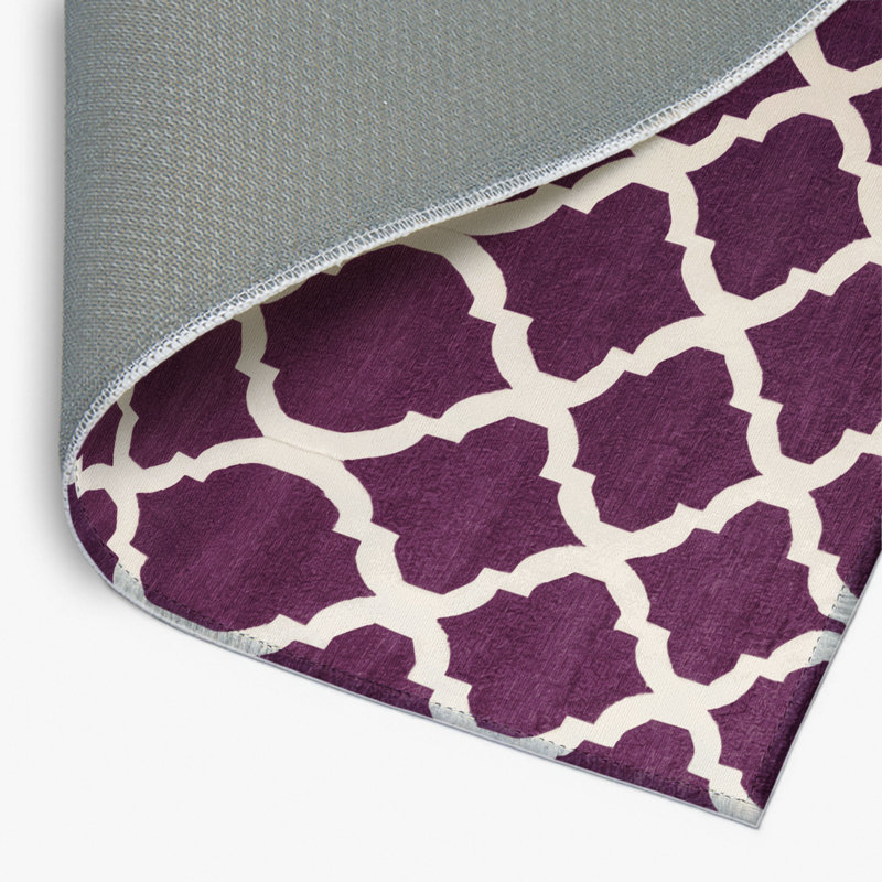 Tapis rouge intérieur et extérieur Trellis, Rectangulaire 2 pi x 3 pi