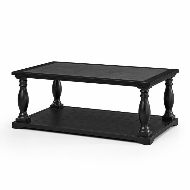Table basse Farmhouse, Noir