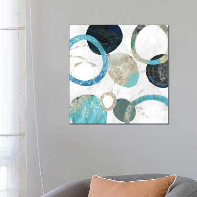 Rings II 1 Piece Wrapped Canvas Painting