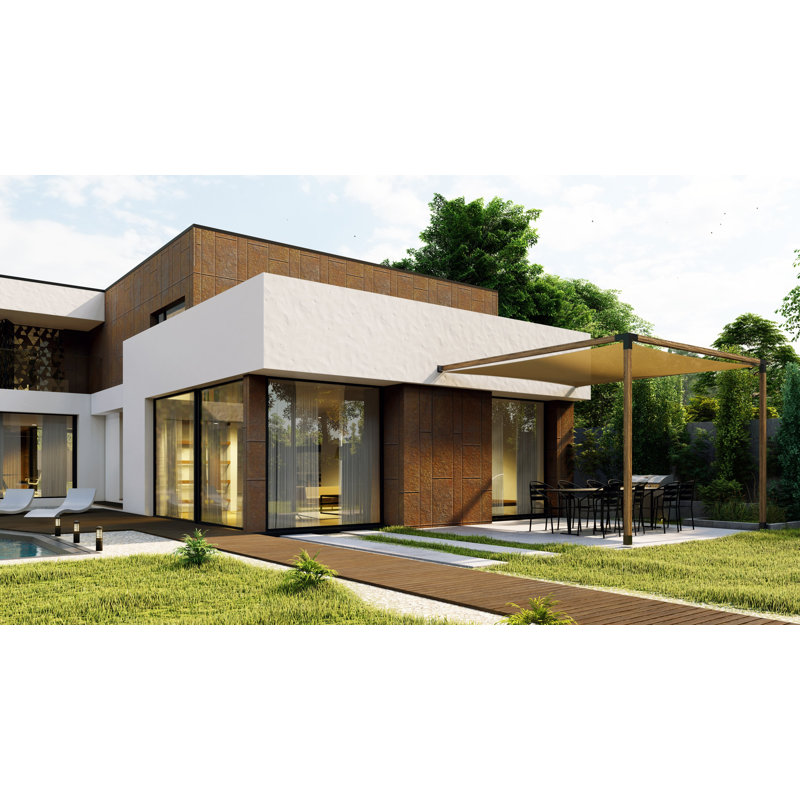 12 pi. L 12 pi. Pergola en acier