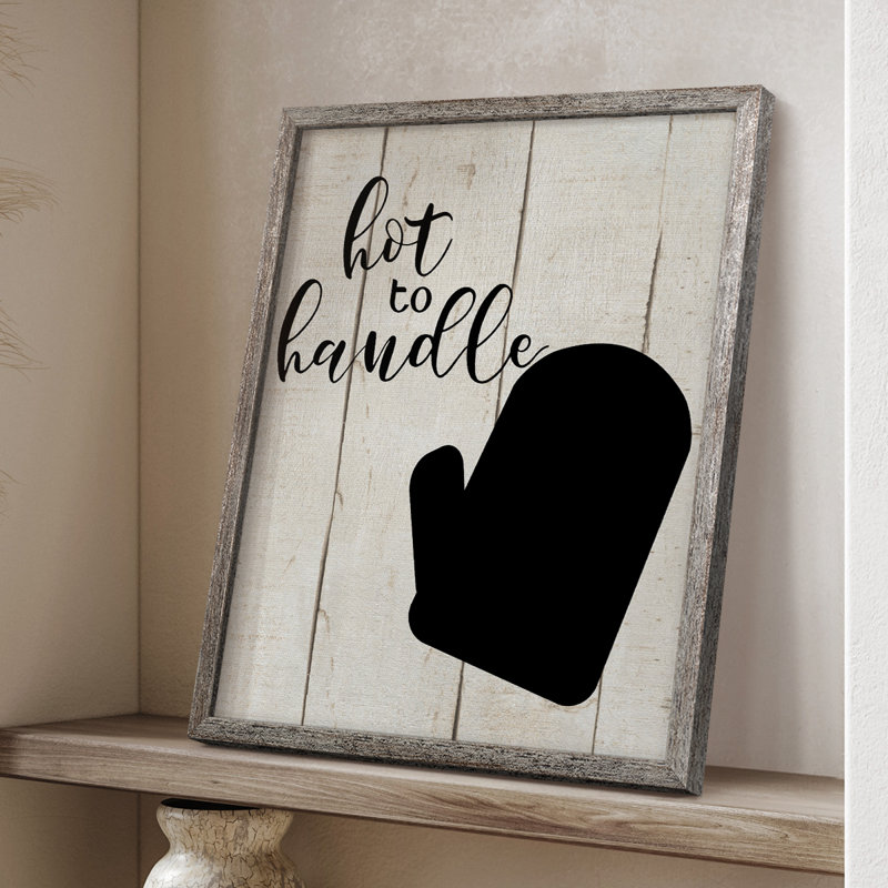 «Hot to Handle», reproduction encadrée - bois massif, H 11 po x l 9 po