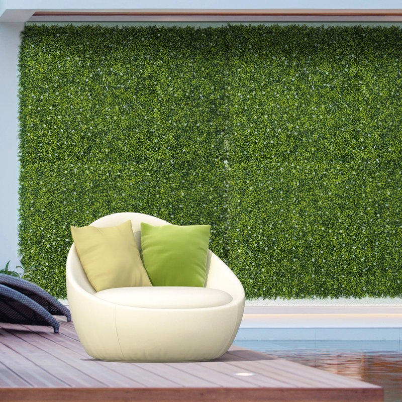50cm Faux Evergreen Hedge