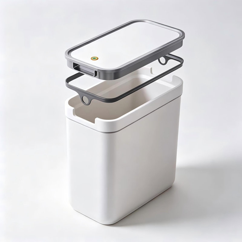 Paquet de 2 poubelles minces pour salle de lavage Joybos