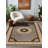 Giuseppi Collection Digital Print Cotton-Polyester Brown Gray Oriental Rug-829349976
