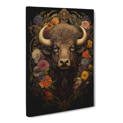 Bison Baroque Art - No Frame Print