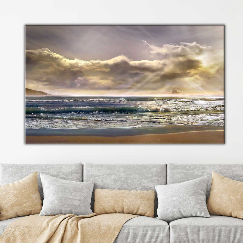 «A New Day», reproduction, H 18 po x l 30 po x P 1 po, Toile tendue