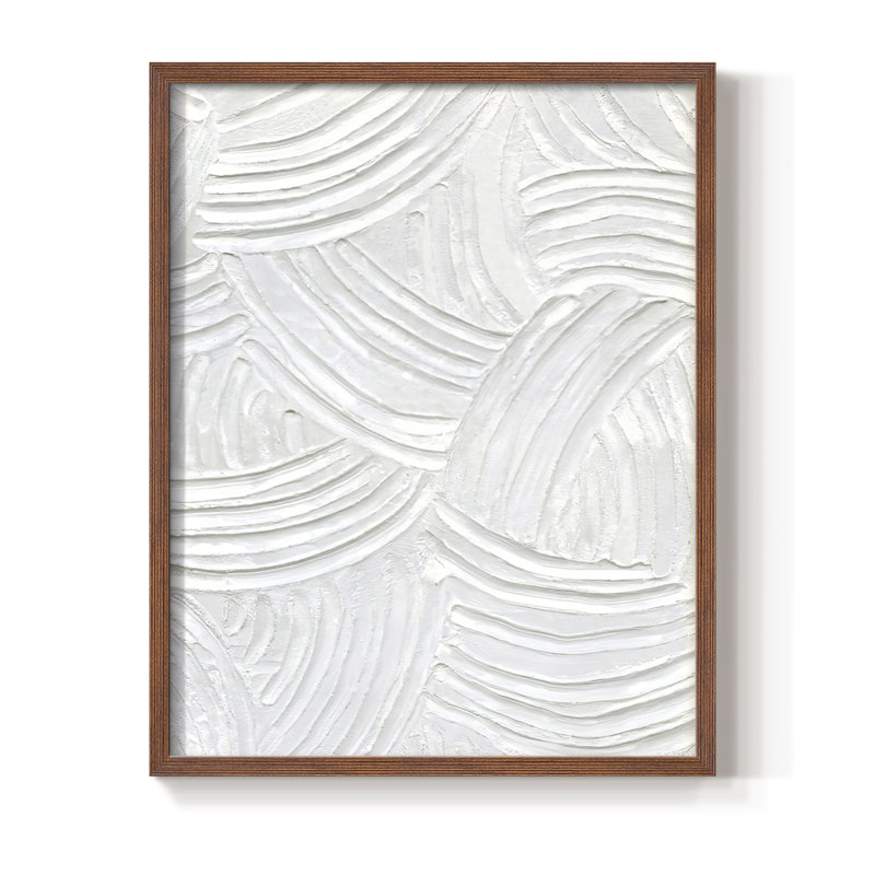 Sandstone Grooves I, reproduction encadrée - bois massif, Brun, H 14 po x l 11 po