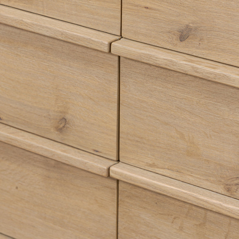 Emmer 8 Drawer Dresser-Aged Smoked Oak