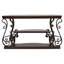 Console à 2 tablettes Gretta Merlot