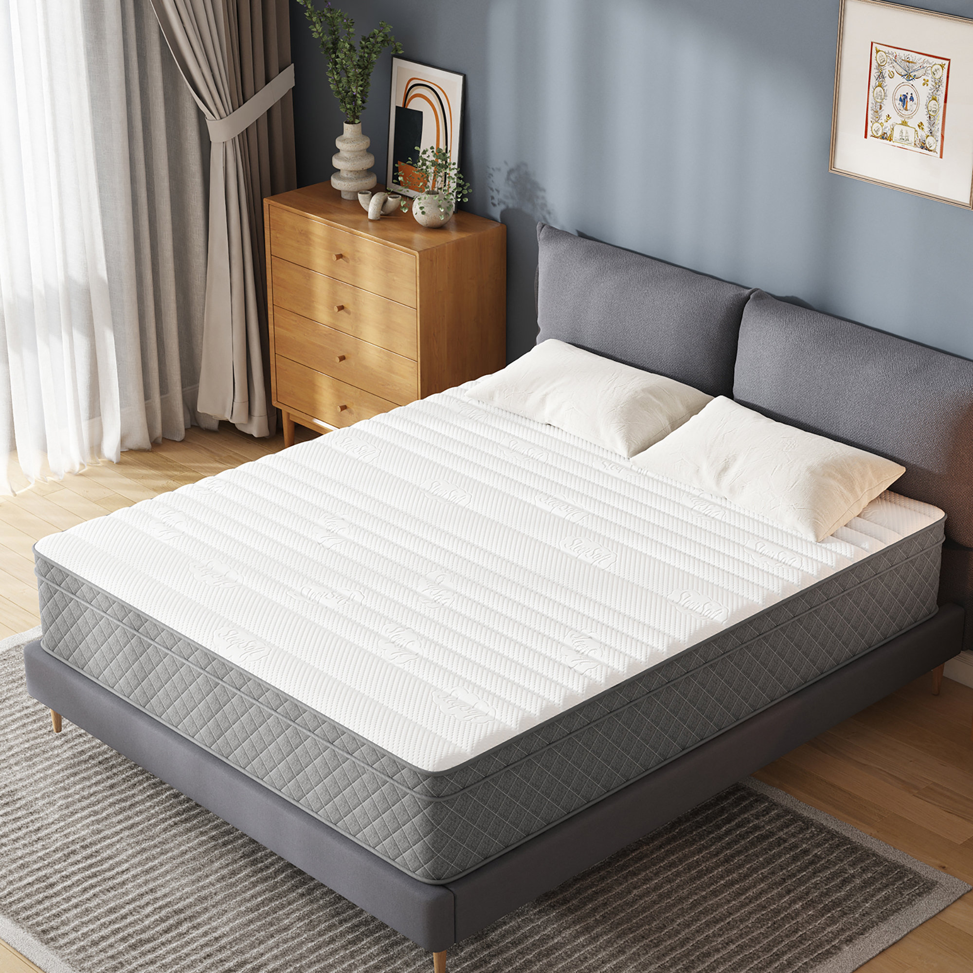 Alwyn Home Medium Hybrid Mattress & Reviews | Wayfair