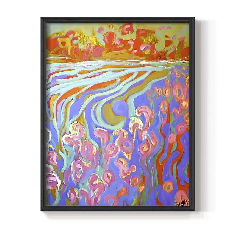 "ABSTRACT Series DCCVI" par J Paul, Noir, noir, noir, noir, H 11 po x l 9 po