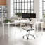 Bureau blanc réversible Hustle L 71 po-93054077