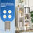 Jaen Solid and Manufactured Wood Cube Bookcase-1214603041-1214353235