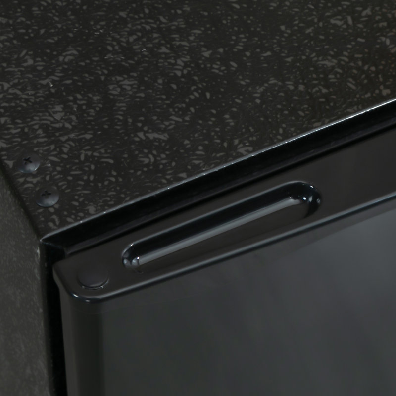 HOMCOM Mini Freezer Countertop, Black