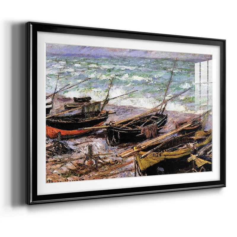 Pêche, 1885, impression sur papier, Noir, H 30 po x l 44 po x P 1,5 po