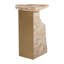 Table de bout à piédestal 24 po beige