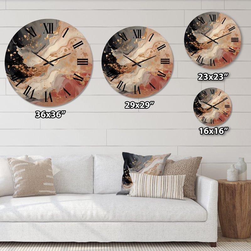 Horloge murale Rushden, Moyenne