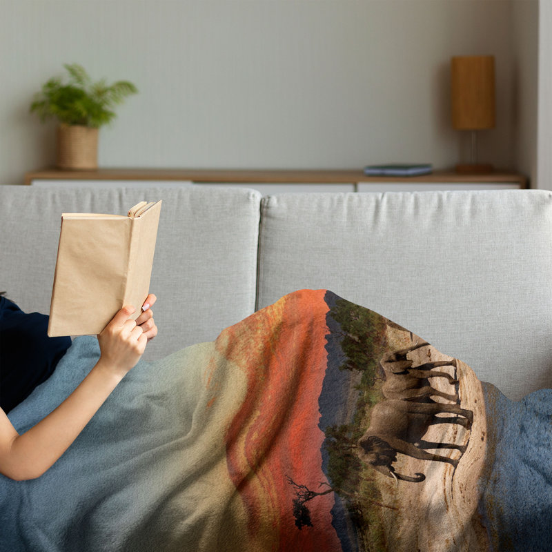 Hand Woven Throw Blanket, 60" x 80"