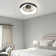 19.7'' Bedroom Recessed Ceiling Fan with  Light,With LEDs and special programs