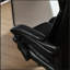 Fauteuil de bureau à haut dossier avec massage à 6 points de vibration, 5 modes, fauteuil de direction, pivot en similicuir