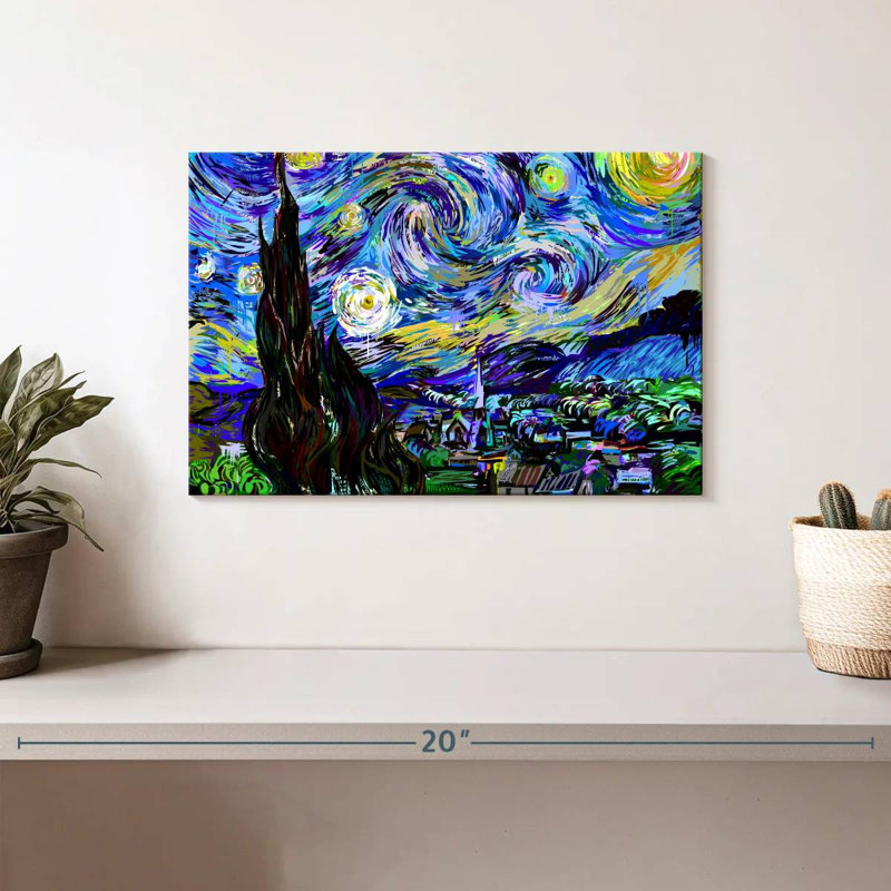 Avery Starry Night 2019, 8" H x 12" W