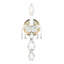 Sterling 1 Light Wall Sconce in Gold with Clear Radiance Crystals-1898541425-1898541426