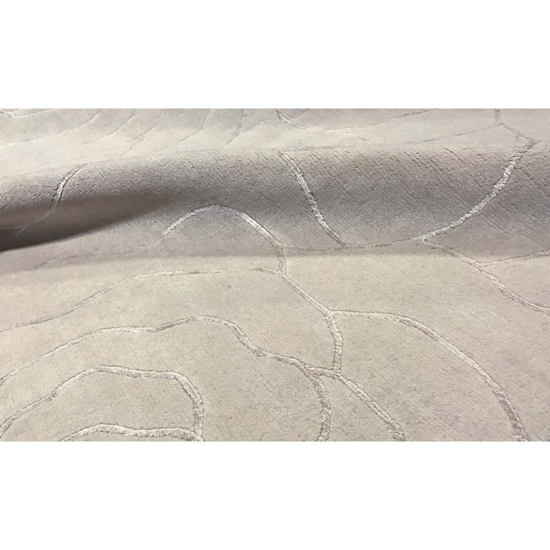 Tapis ivoire noué à la main de haute qualité