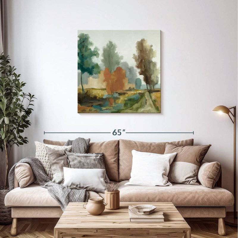 Off The Beaten Path, 36" H x 36" W