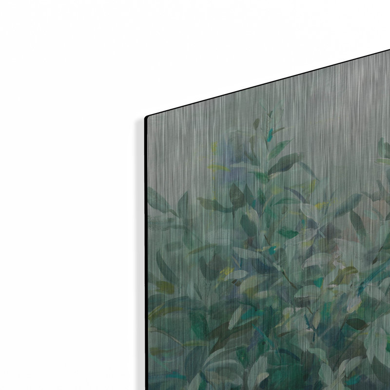 Art mural en métal Winston Porter «Bay Laurel» par Danhui Nai, H 24 po x l 24 po