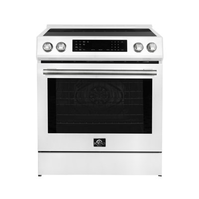 Espresso Donatello 30" Induction Range Slide-in, 4 Elements, 5.0 cu. ft. True Convection Oven