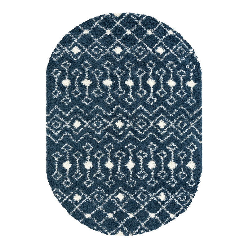 Tapis Enchantee, Ovale 7 pi 1 po x 10 pi