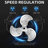 Wall-Mount Industrial Fan,3 Speeds Air Circulation,For Outdoor/Indoor-110870886