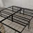 Black Heavy - Duty Twin Xl Steel Platform Foundation, 14 Inch Elevated, No Box Spring, And Base 2000 Pound Load, Tall, Underbed Space, Quick Easy Installation-1781725619