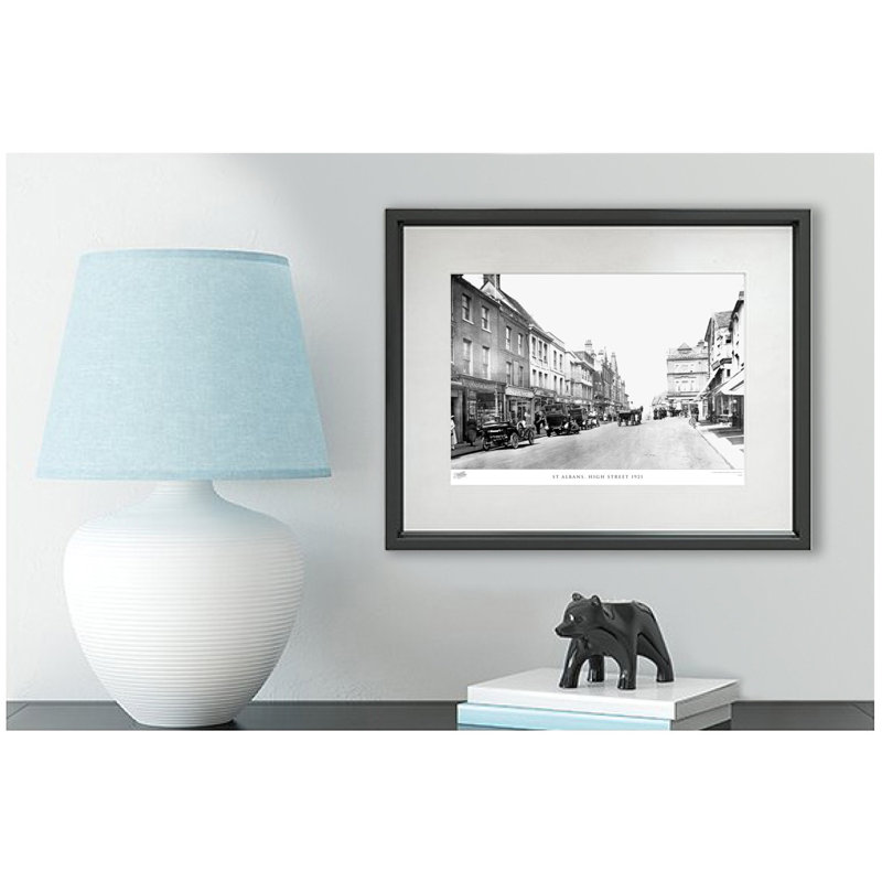 St Albans, High Street 1921 by Francis Frith - Single Picture Frame Print, 28cm H x 36cm W x 2.3cm D