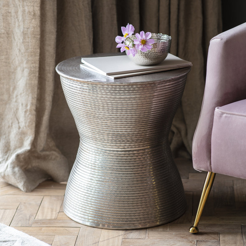 Agarita Drum End Table