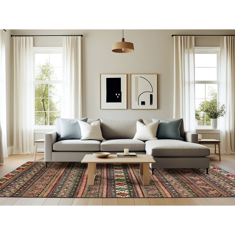 Tapis abstrait moderne 4208, Rectangle 6 pi x 9 pi