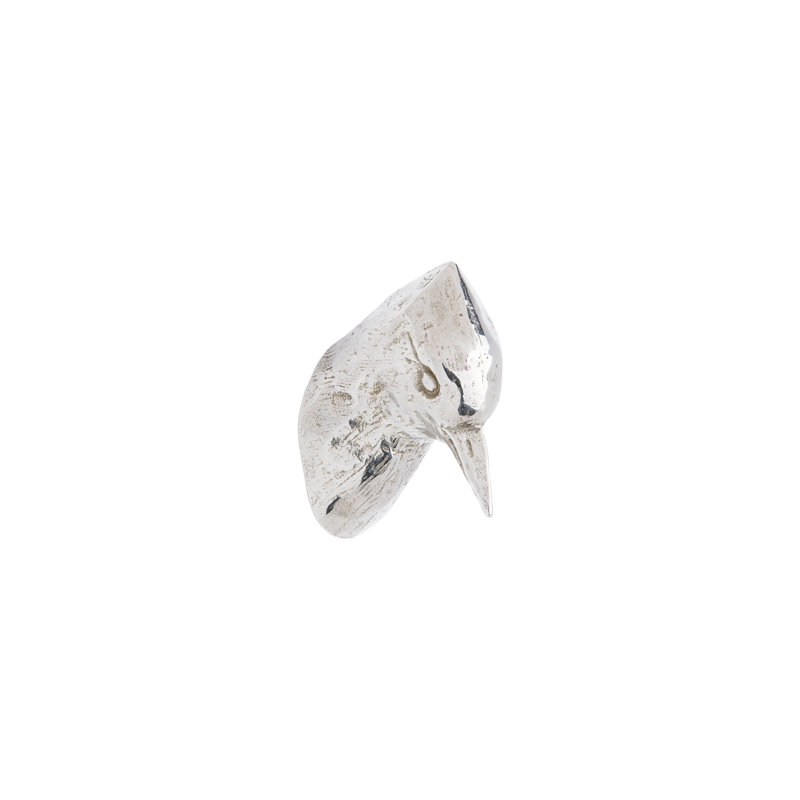 Bird Bronze Novelty Knob, White Bronze Light