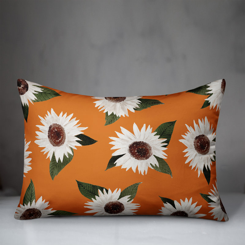  Housse et insert de coussin rectangulaire d'extérieur Flowers