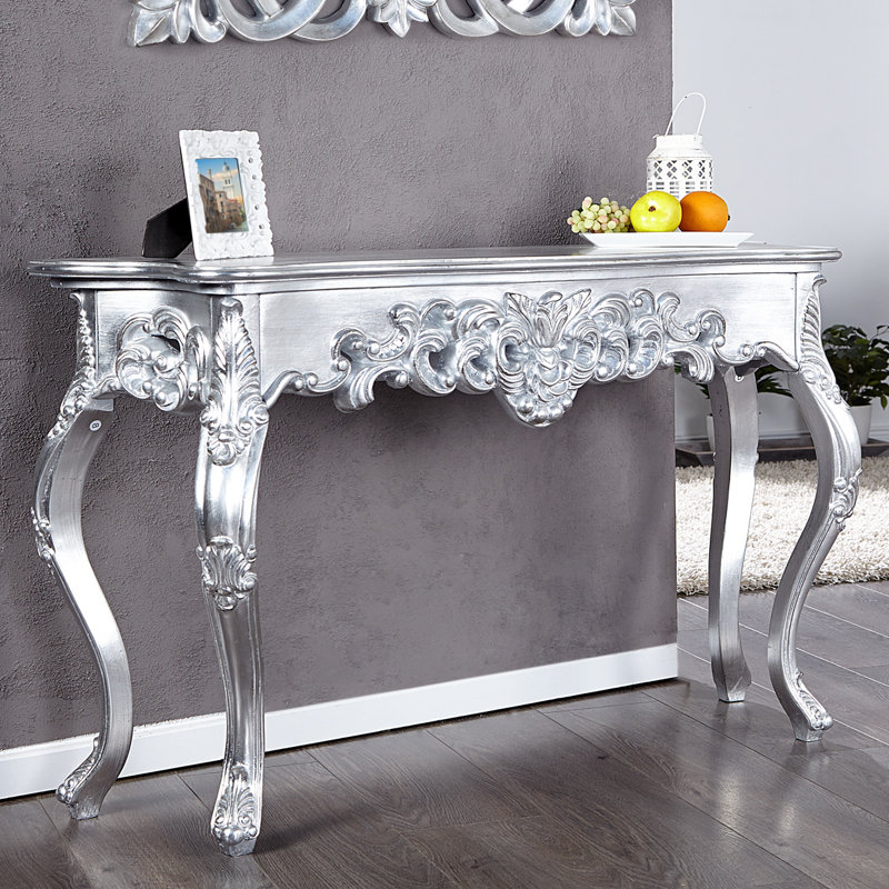 Cordeiro 110cm Console Table, Silver