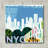 Art mural en verre New York City Life Nyc 'par Michael Mullan-562887737